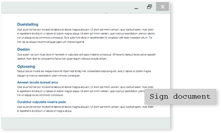 digitally sign document